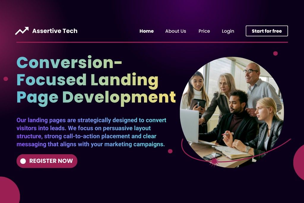 Conversion-Focused Landing Page Development